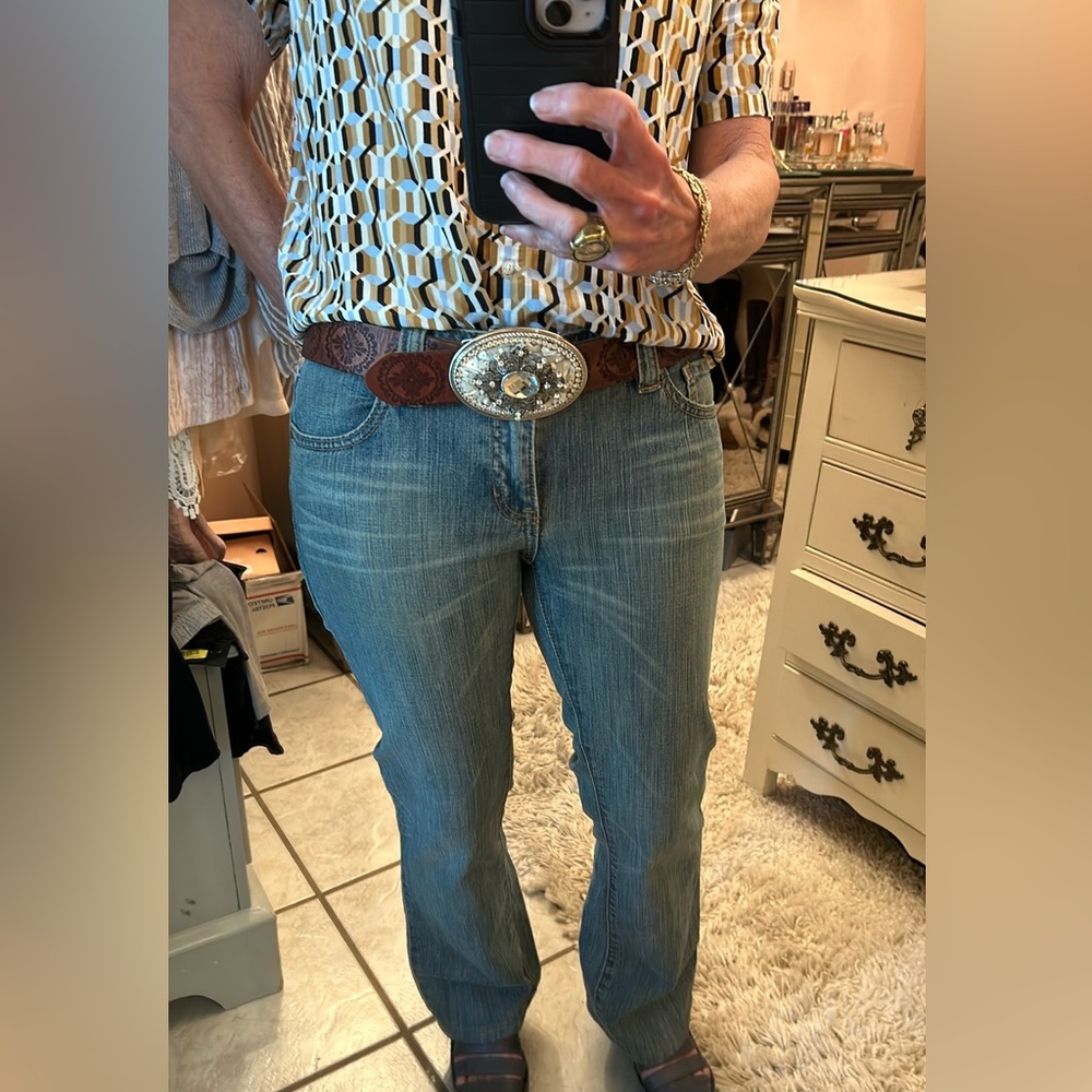 Vintage Stone and crystal belt buckle - Picture 14 of 14